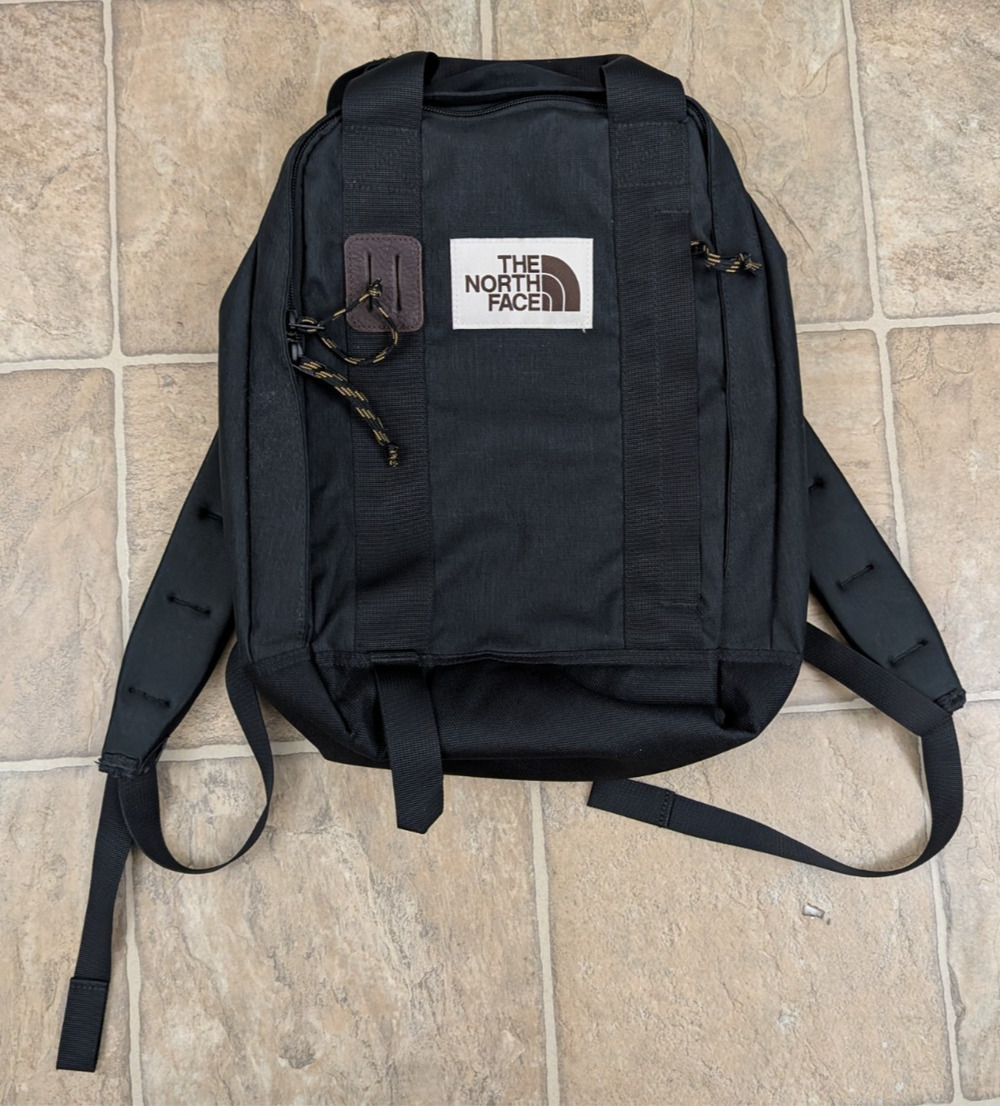 The North Face Tote Pack Tnf Black One Size nice condition bag
